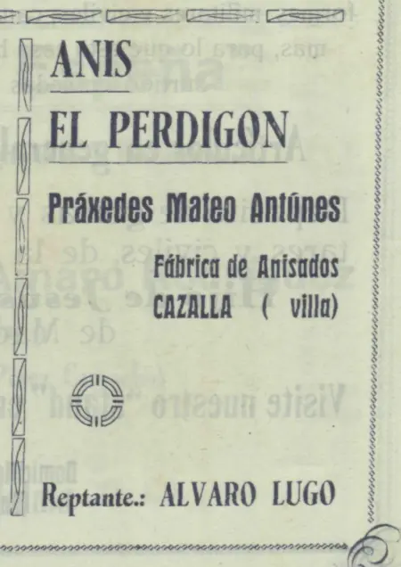 Programa Bajada de La Virgen, 1945.